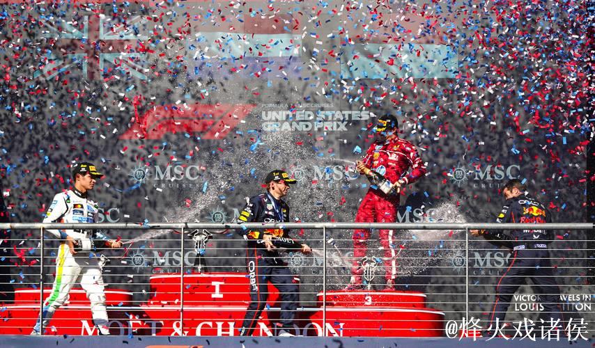 F1美国站：维斯塔潘夺杆位，诺里斯亚军，勒克莱尔第三